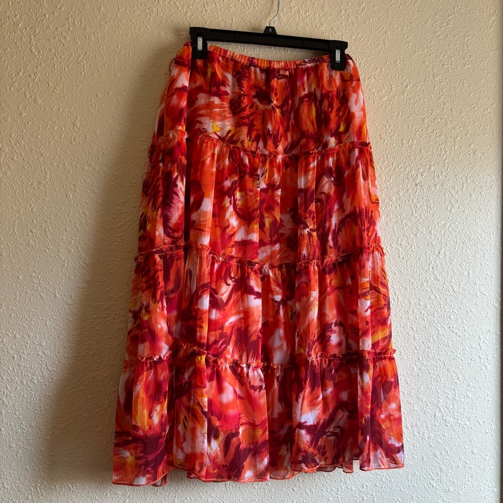 Tiered Maxi Skirt